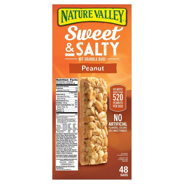 Nature Valley Sweet & Salty Granola Bars Peanut 36 ct