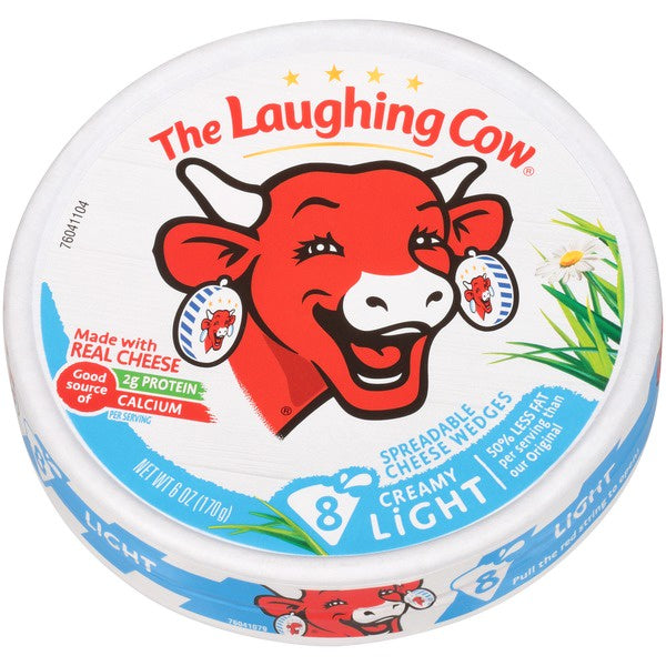 Laughing Cow Light Cheese Spread Wedges 8 ct