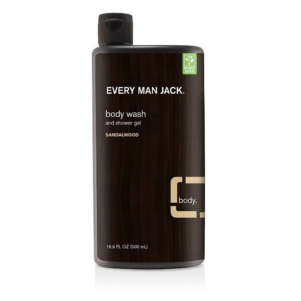 Every Man Jack Body Wash & Shower Gel Sandlewood 16.9 oz