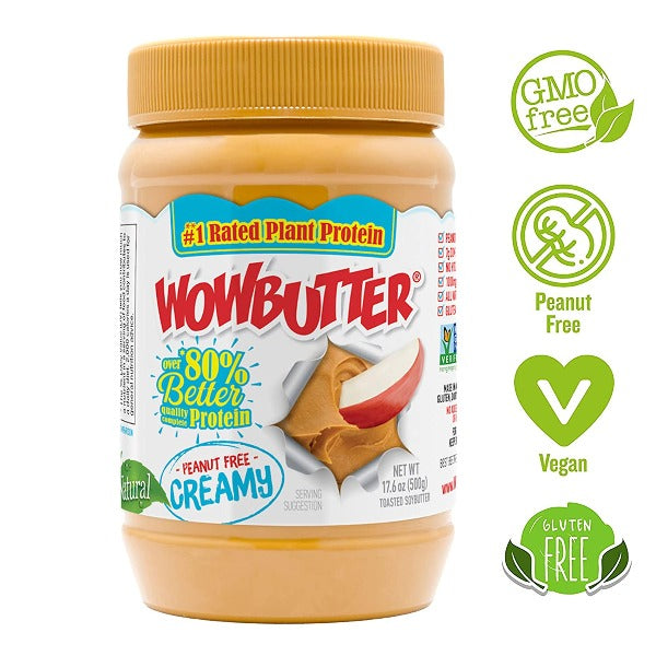 Wowbutter Creamy Peanut Free Spread 17.6 oz