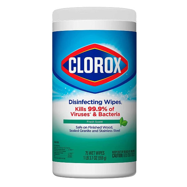 Clorox Disinfecting Wipes Fresh Scent  75 ct