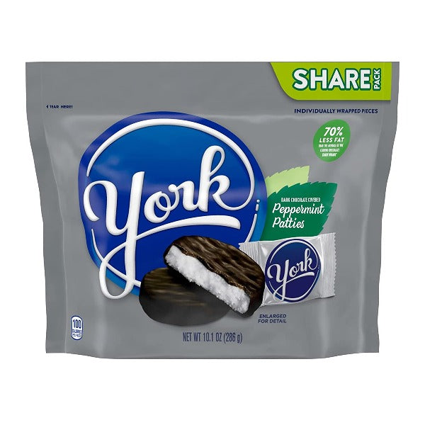 York Dark Chocolate Peppermint Patties Share Size 10.1 oz