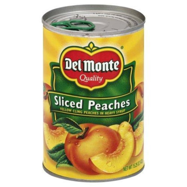 Del Monte Sliced Peaches In Heavy Syrup 15.25 oz