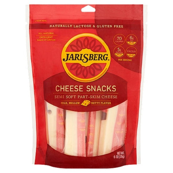 Jarlsberg Semi Soft Part-Skim Cheese Snacks 6 oz