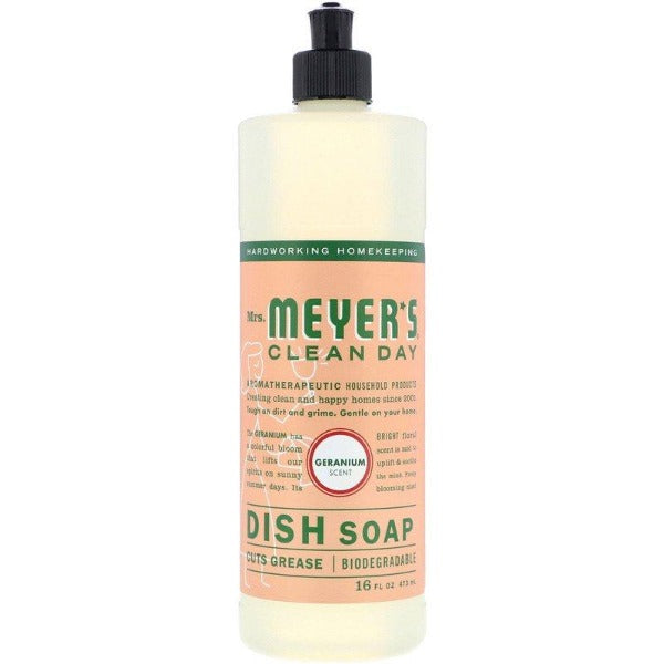 Mrs. Meyer's Dish Soap Geranium 16 fl oz