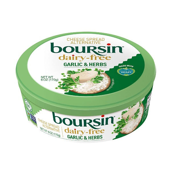 Boursin Dairy Free Garlic & Herb Cheese Spread Alternative 6 oz