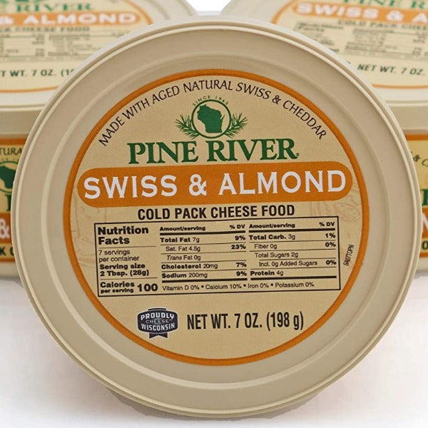 Pine River Cheese Spread Swiss & Almond 7 oz