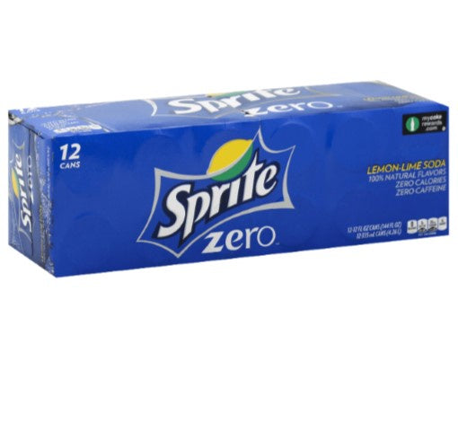 Sprite Zero 12 oz cans 12 pk