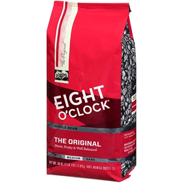 Eight O' Clock Medium Whole Bean Coffee  32 oz