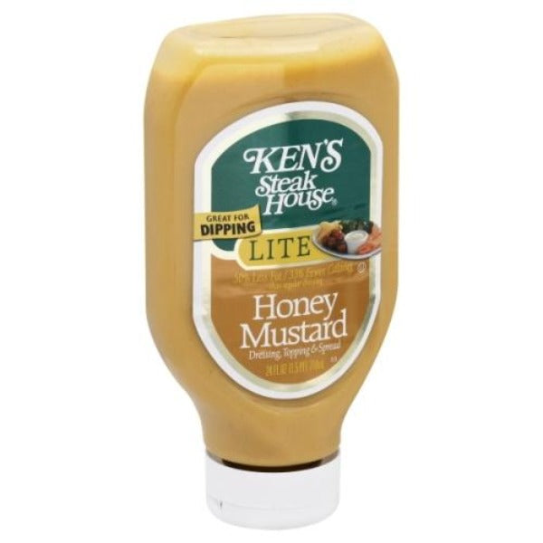 Ken's Lite Honey Mustard Dressing 24 oz