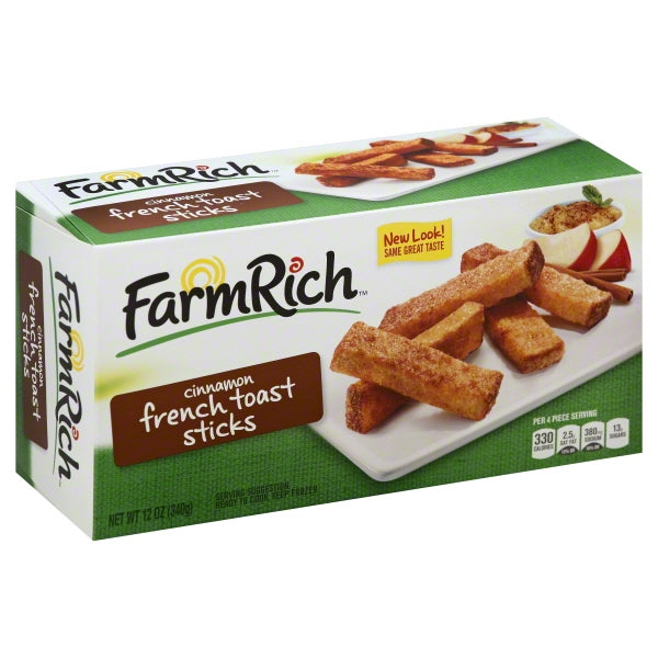 Farm Rich Cinnamon French Toast Sticks 12 oz