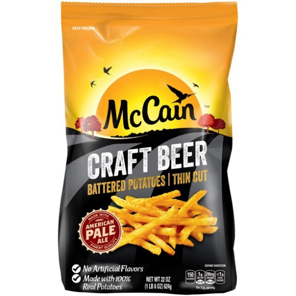 McCain Craft Beer Battered Thin Cut Fries 22 oz