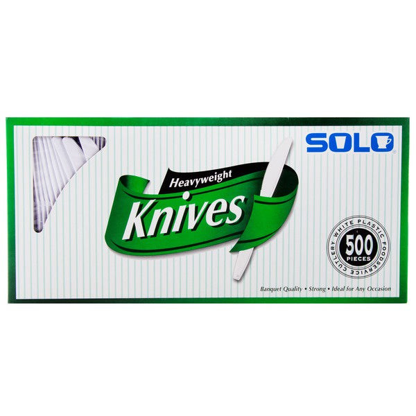 Solo Heavyweight Plastic Knives 500 ct