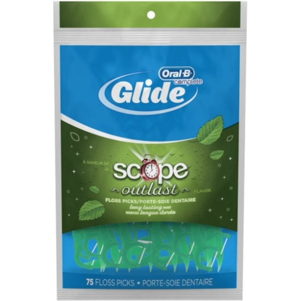 Glide Floss Picks Scope Outlast 75 ct