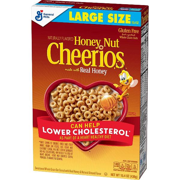 GM Honey Nut Cheerios Cereal 15.4 oz