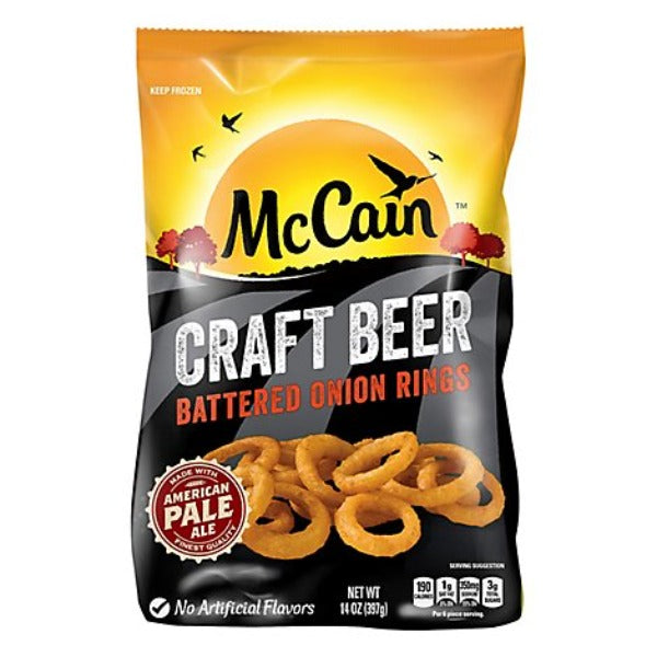 McCain Craft Beer Battered Onion Rings 14 oz