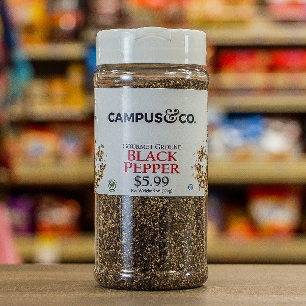 Campus&Co. Gourmet Ground Black Pepper 6 oz