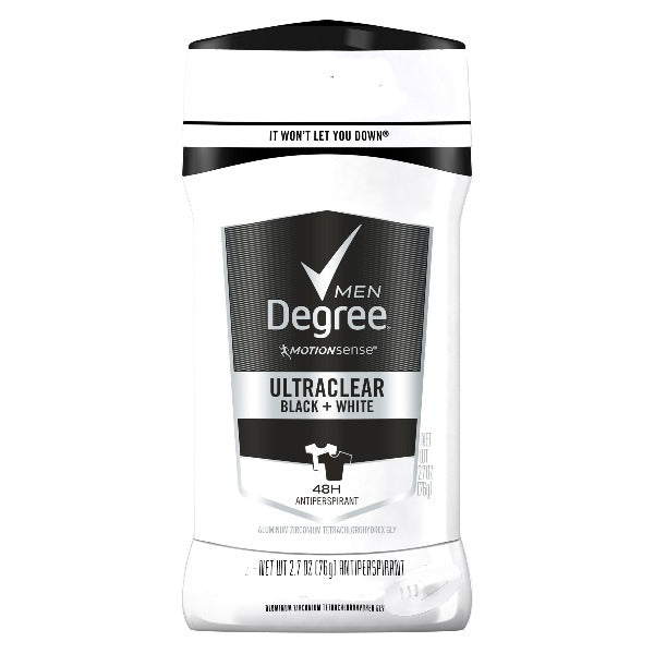 Degree Ultraclear Black & White Men Deodorant Fresh 2.7 oz