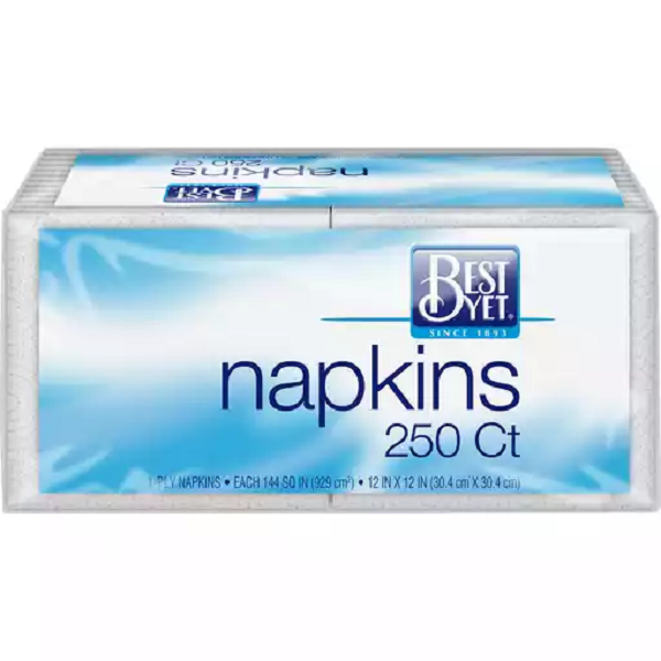 Best Yet Paper Napkins 250 ct