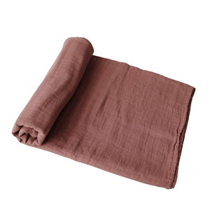 Mushie Organic Muslin Swaddle Blanket