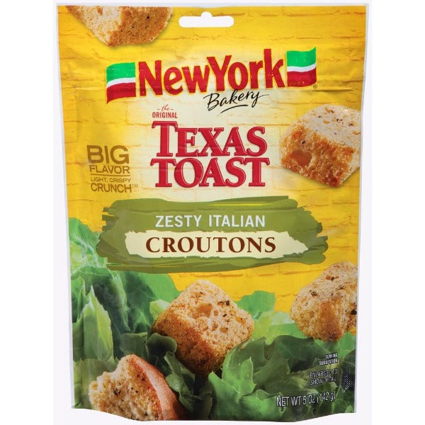 New York Texas Toast Zesty Italian Croutons 5 oz