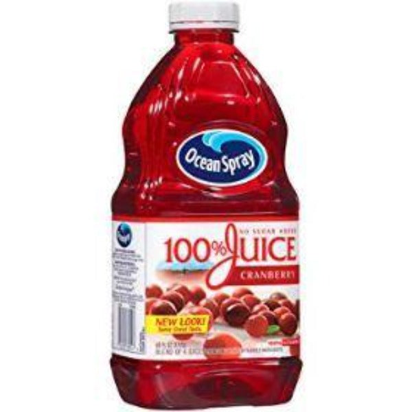 Ocean Spray 100% Cranberry Juice  64 oz