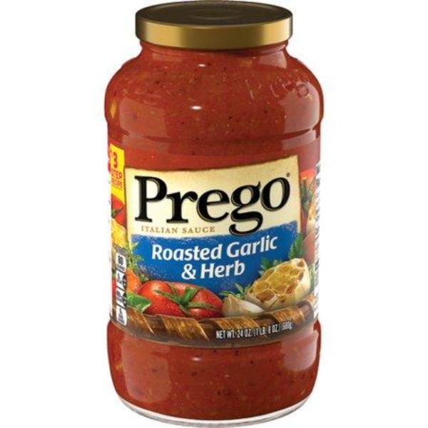 Prego Roasted Garlic & Herb Pasta Sauce 24 oz