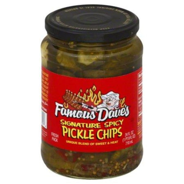 Famous Dave's Sweet & Spicy Pickle Chips 64 oz