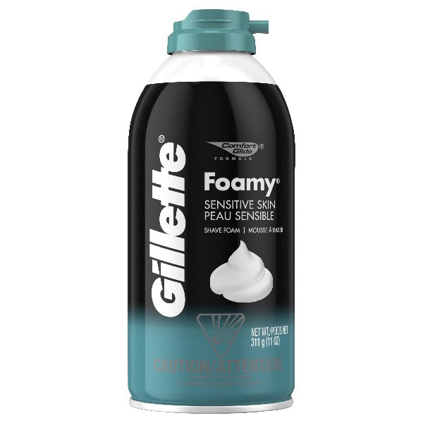 Gillette Foamy Shave Cream Sensitive Skin 11 oz