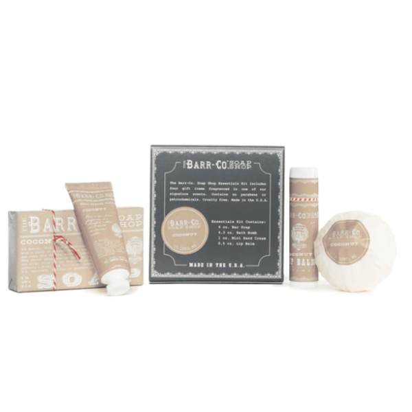 Barr Co. Coconut 4 Piece Essentials Kit