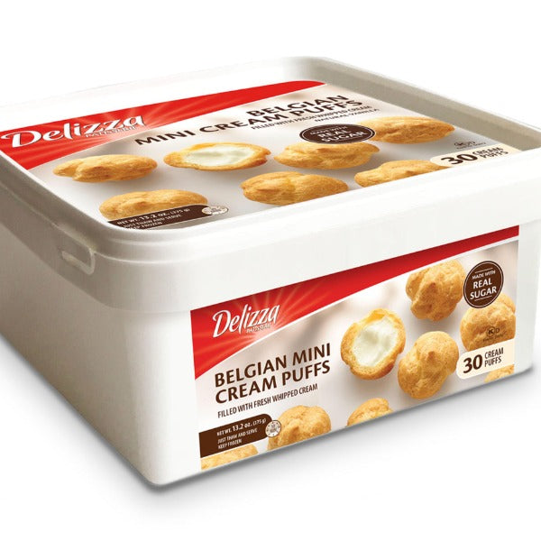 Delizza Belgian Mini Cream Puffs 13.2 oz