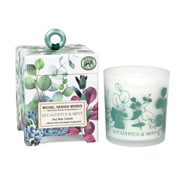 Michel Design Works Eucalyptus & Mint 6.5 oz Soy Wax Candle