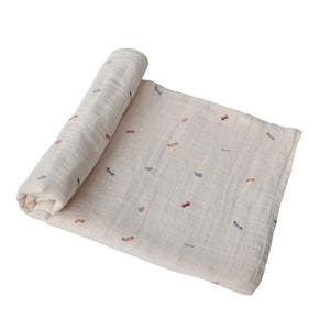 Mushie Organic Muslin Swaddle Blanket