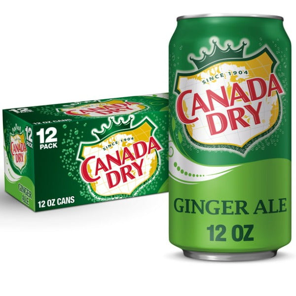 Canada Dry Ginger Ale 12 oz cans 12 pk