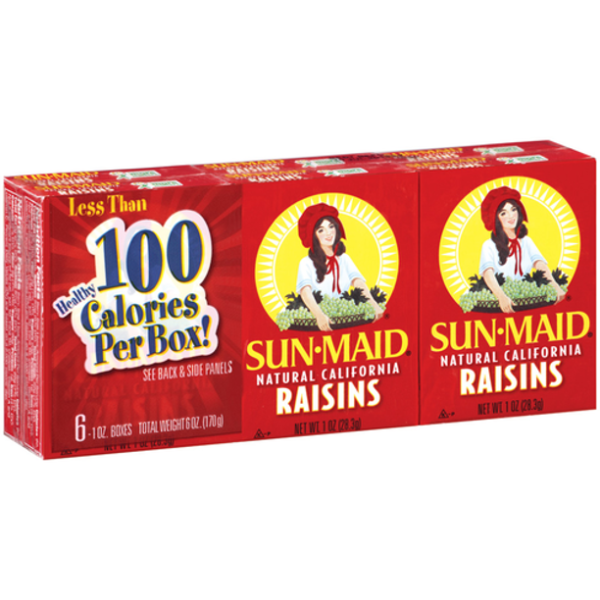 Sun Maid Raisins 1 oz 6 ct