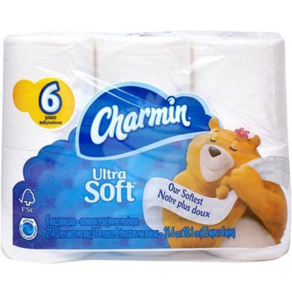 Charmin Ultra Soft Roll Toilet Paper 6 ct