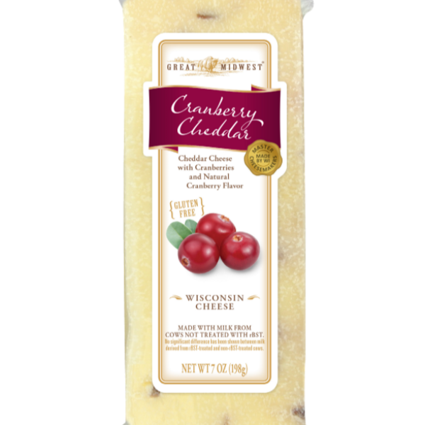 Great Midwest Cranberry Cheddar Cheese 7 oz