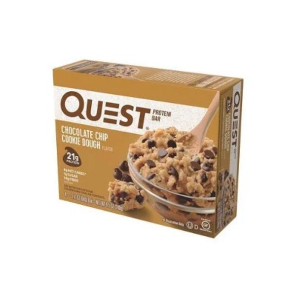 Quest Protein Bar Chocolate Chip Cookie Dough 4 ct