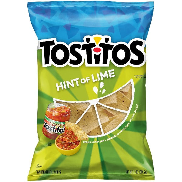 Tostitos Tortilla Chips Hint Of Lime 11 oz