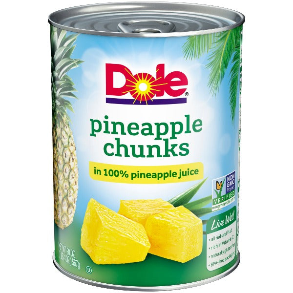 Dole Pineapple Chunks 20 oz