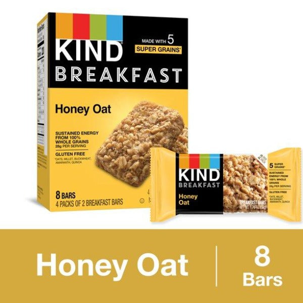 Kind Bars Oat & Honey 2 ct 4 pk