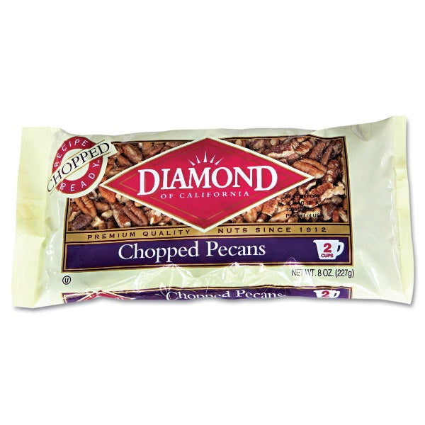 Diamond Chopped Pecans 8 oz