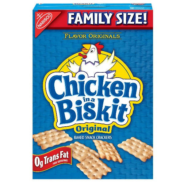 Chicken In A Biskit Crackers Original Family Size 12 oz