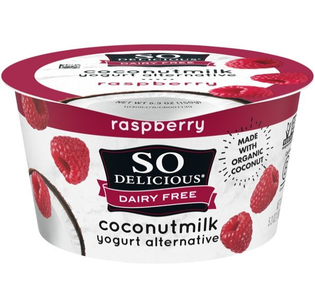 So Delicious Coconut Raspberry Yogurt 5.3 oz