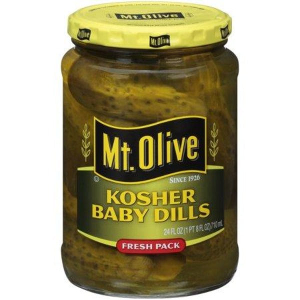 Mt. Olive Kosher Baby Dills 24 fl oz