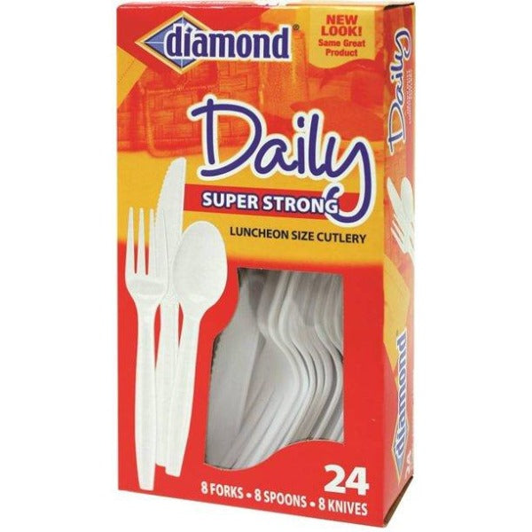 Diamond Daily Superstrong Cutlery 24 ct