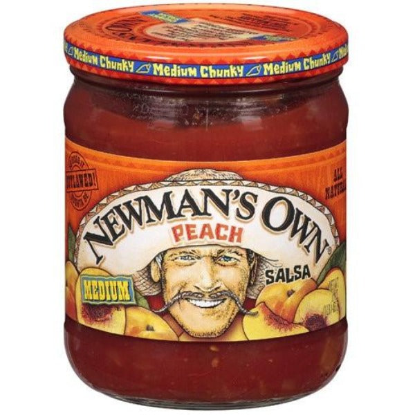 Newman's Own Peach Salsa 16 oz