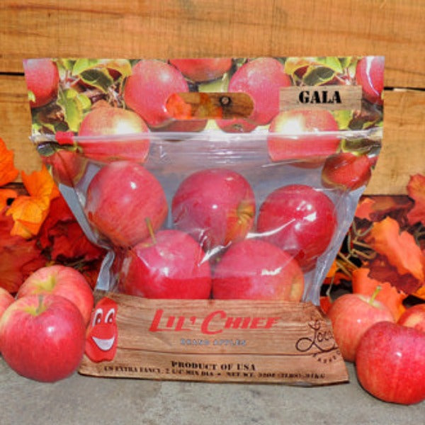 Fresh Gala Lil Chief Apples 2 lb Bag