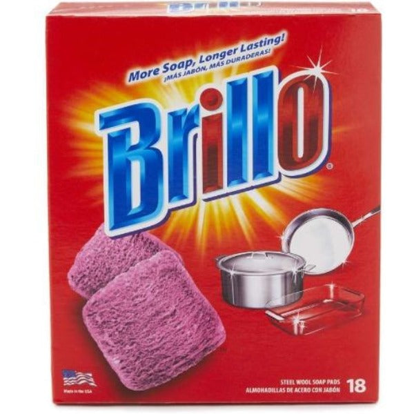 Brillo Soap Pads Reg 18ct