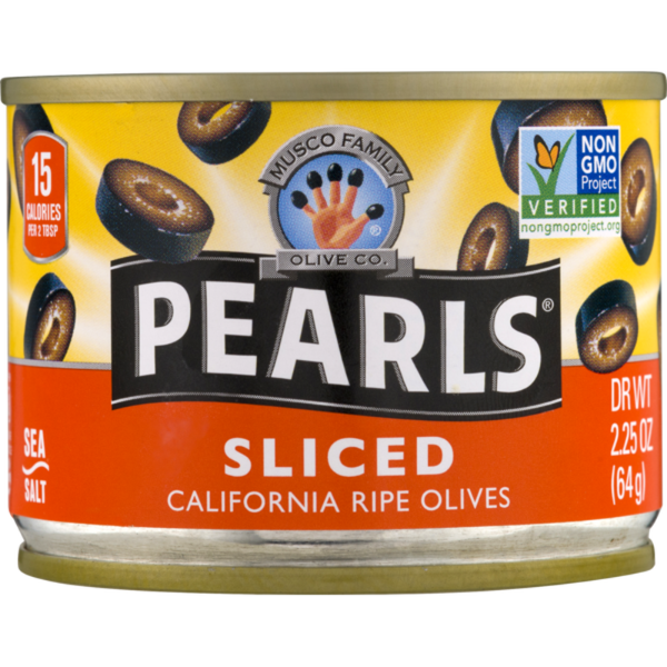 Pearl Black Sliced Olives 2.25 oz